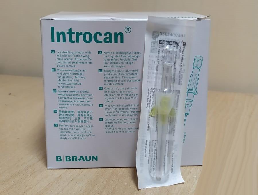 B|BRAUN - Introcan Intraket - 24g Sarı - 0.57 Euro + KDV